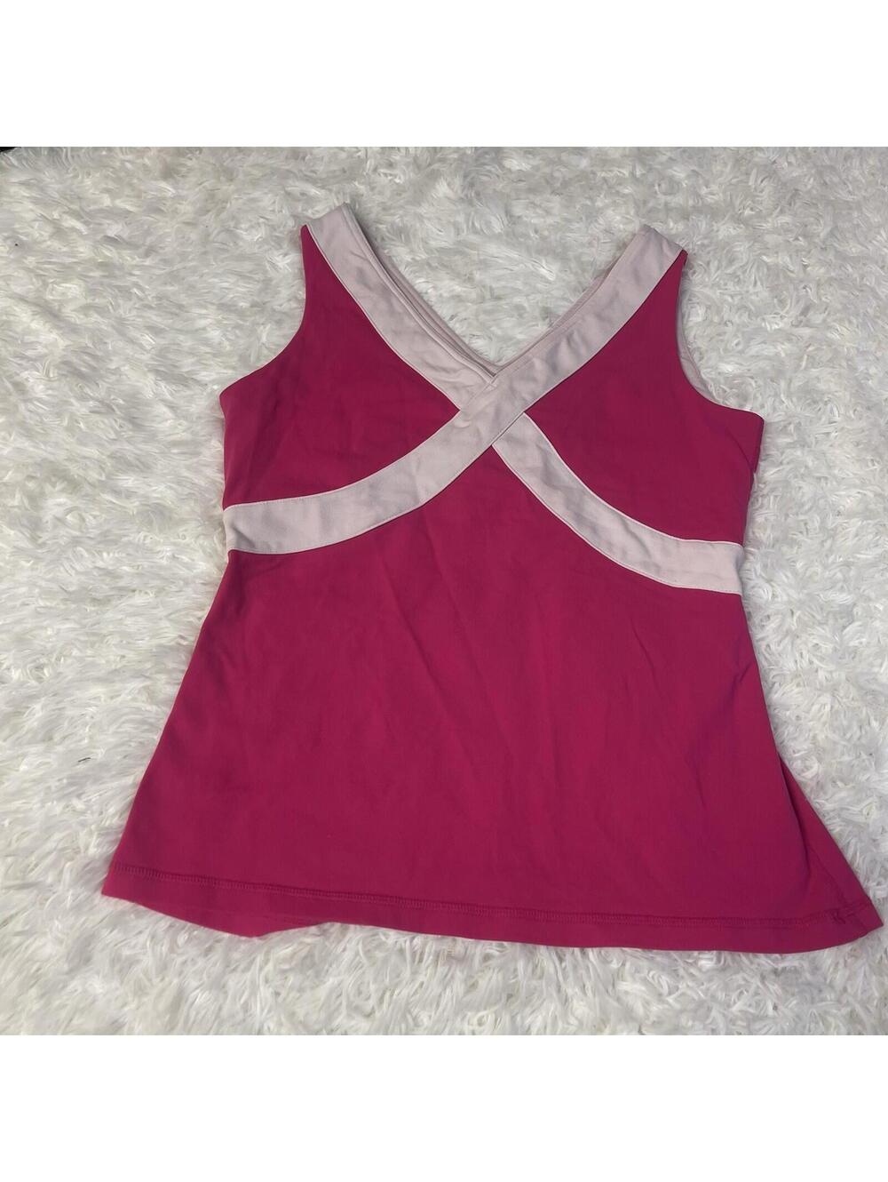 Lululemon Tank Top  V-Neck Pink Activewear Size 8